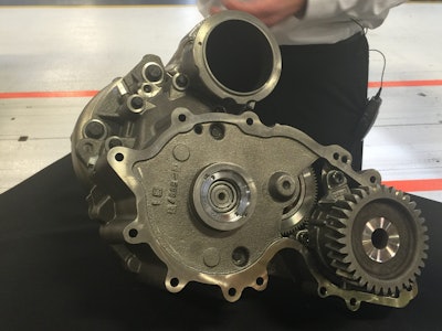 Volvo’s D13 compound turbo.