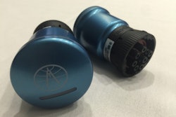 The 3 and a quarter inch ELD 50 plugs into a truck’s diagnostic port below the dash.