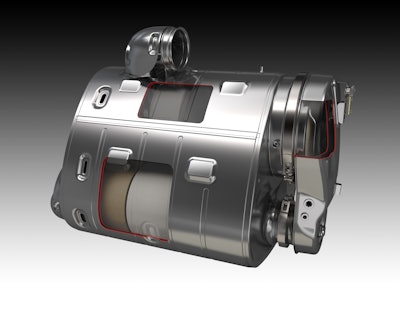 Volvo Exhaust Aftertreatment System Cutaway