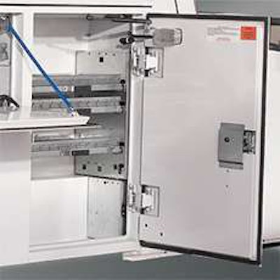 Heavy-duty aluminum compartment doors