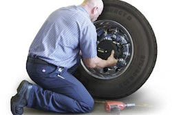 Michelin’s Auto Inflate device, by Halo, automatically inflates truck tires to a preferred pressure.