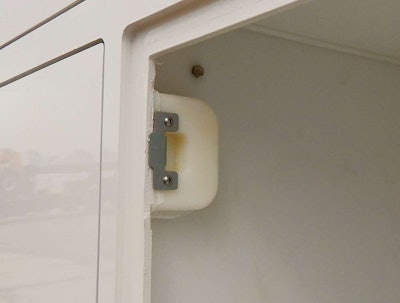 Reinforced door catch