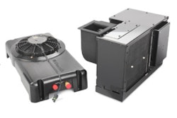 eNow’s new solar panels are designed to help power the Dometic Blizzard Turbo auxiliary air conditioner.