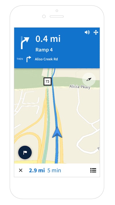 Telogis Navigation has been optimized for Apple devices.