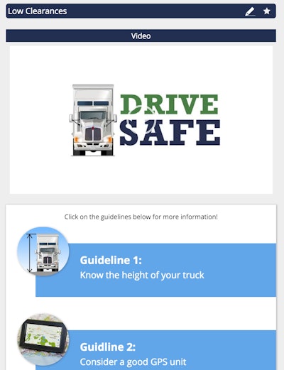 Stay Metrics offers online training from Luma as part of its driver engagement platform.