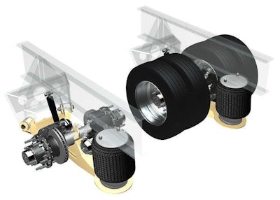 Ridewell RAR-251 Stub Axle Air Ride Suspension