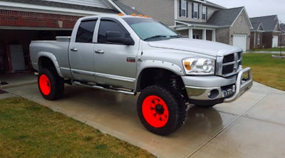 Talk about standing out. These Plasti Dipped rims will turn some heads.