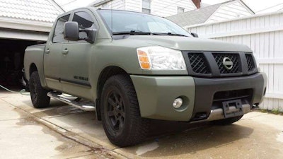 Plasti Dip matte finish is the least expensive.