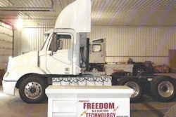 This is a photo that accompanied a press release from Oakridge Global Energy Solutions which states that it will be building batteries for a class 8 electric truck that is expected to have a range of 400 miles or more.