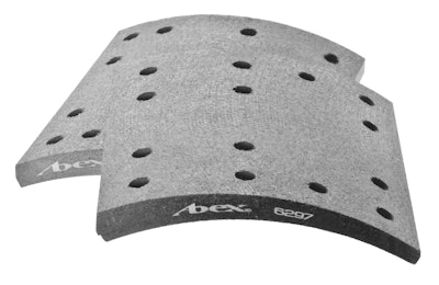Federal-Mogul Motorparts Abex 6297 RSD-Certified Brake Lining