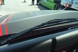 The hood’s rear air ramp is designed to direct airflow over the cab. An unintended side-effect is that it has a very 70’s muscle car feel behind the wheel.