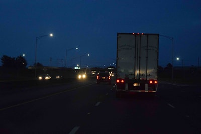 truckstop truck stop hours of service evening parking hos fuel island20160526_0075