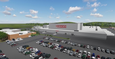 Kenworth announced today the expansion of its assembly plant in Chillicothe, Ohio. A computer rendered image is shown above.