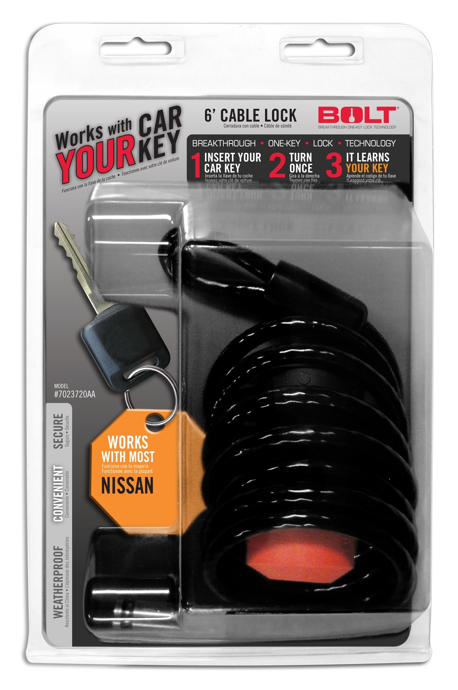 Bolt Nissan Cable Lock
