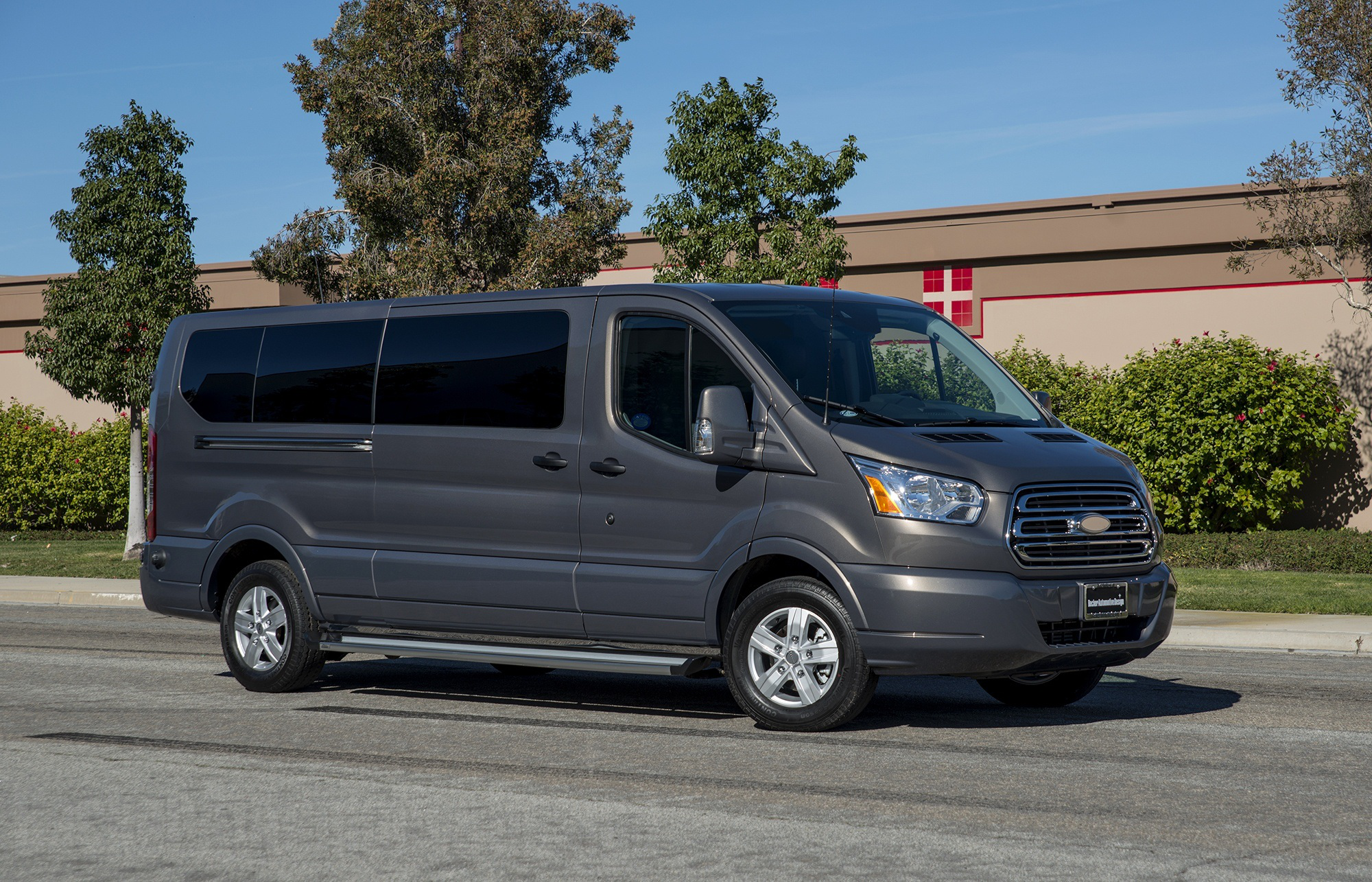 What looks like a fairly benign Ford Transit is actually a luxury JetVan.