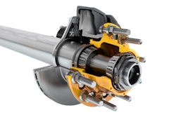 SAF P89 air disc brake cutaway.