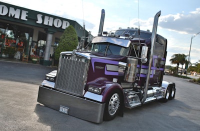 Sid Colangelo’s and Kyle Cousins’ 2015 Kenworth W900L won Best of Show, Working Bobtail at this year’s 75 Chrome Shop Pride & Polish Show in Wildwood, Fla. The truck will compete for the 2016 Pride & Polish National Championship at GATS.