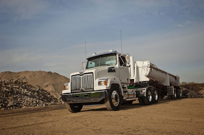 Heavy haulers can get some help from a 23,000-lb front steer axle which is now available in Western Star’s 4700 model.