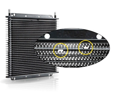 Hayden Automotive internal pressure by-pass cooler