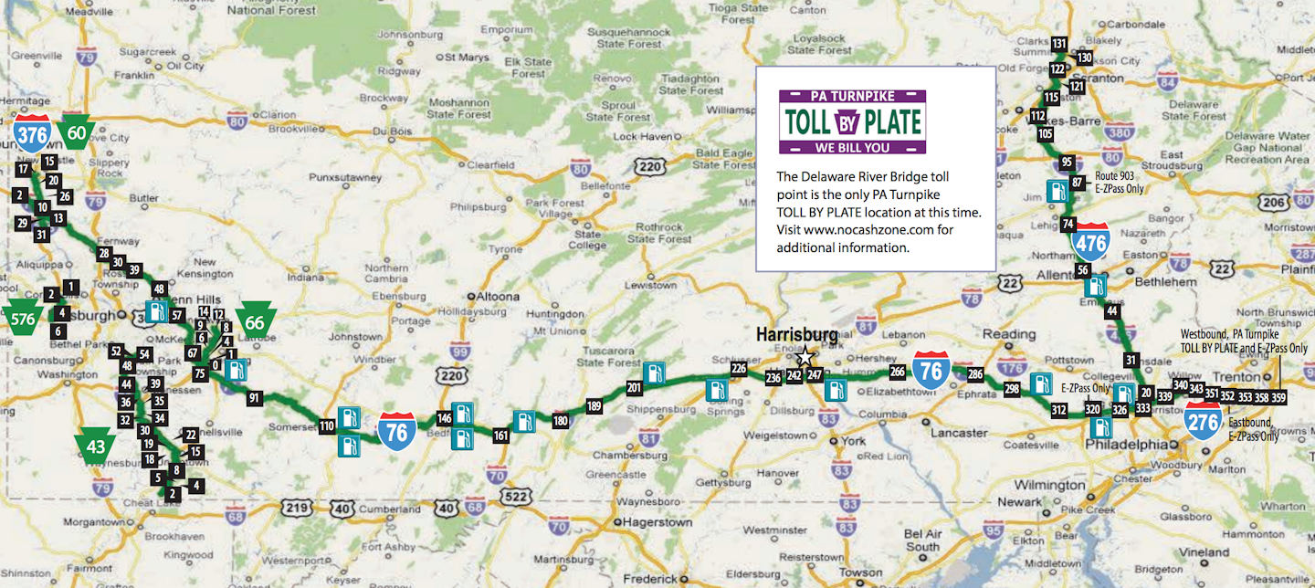 Tolls to increase for ninth consecutive year on Pennsylvania Turnpike