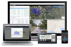 Application view of Teletrac Navman DIRECTOR from desktop, laptop, mobile and driver's device. (PRNewsFoto/Teletrac Navman)