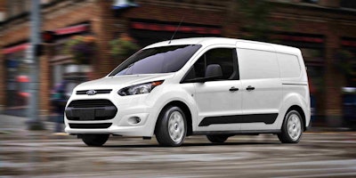 Ford Transit Connect compact commercial van equipped with 2.5-liter I-4 engine gains flex-fuel capability and new seating options for 2016.