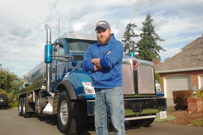 Shawn Carlton is a proud owner of a Kenworth T880 which he says has doubled productivity for his sewage vacuum business.