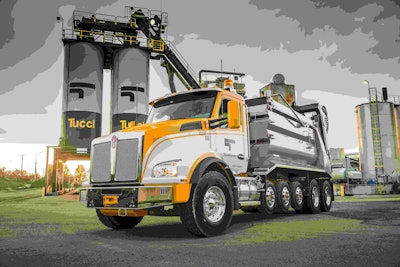 Tucci & Sons’ Kenworth T880 Super Dump.