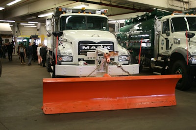 The New York Police Department sometimes calls on DSNY to uses its snowplow fleet as security barriers.