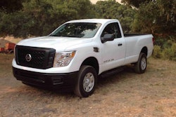 The 2017 Titan XD Standard Cab features a Cummins 5.0-liter turbo diesel engine.