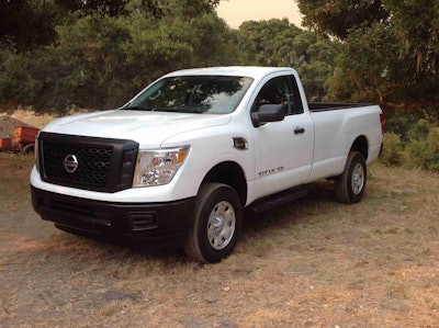 The 2017 Titan XD Standard Cab features a Cummins 5.0-liter turbo diesel engine.