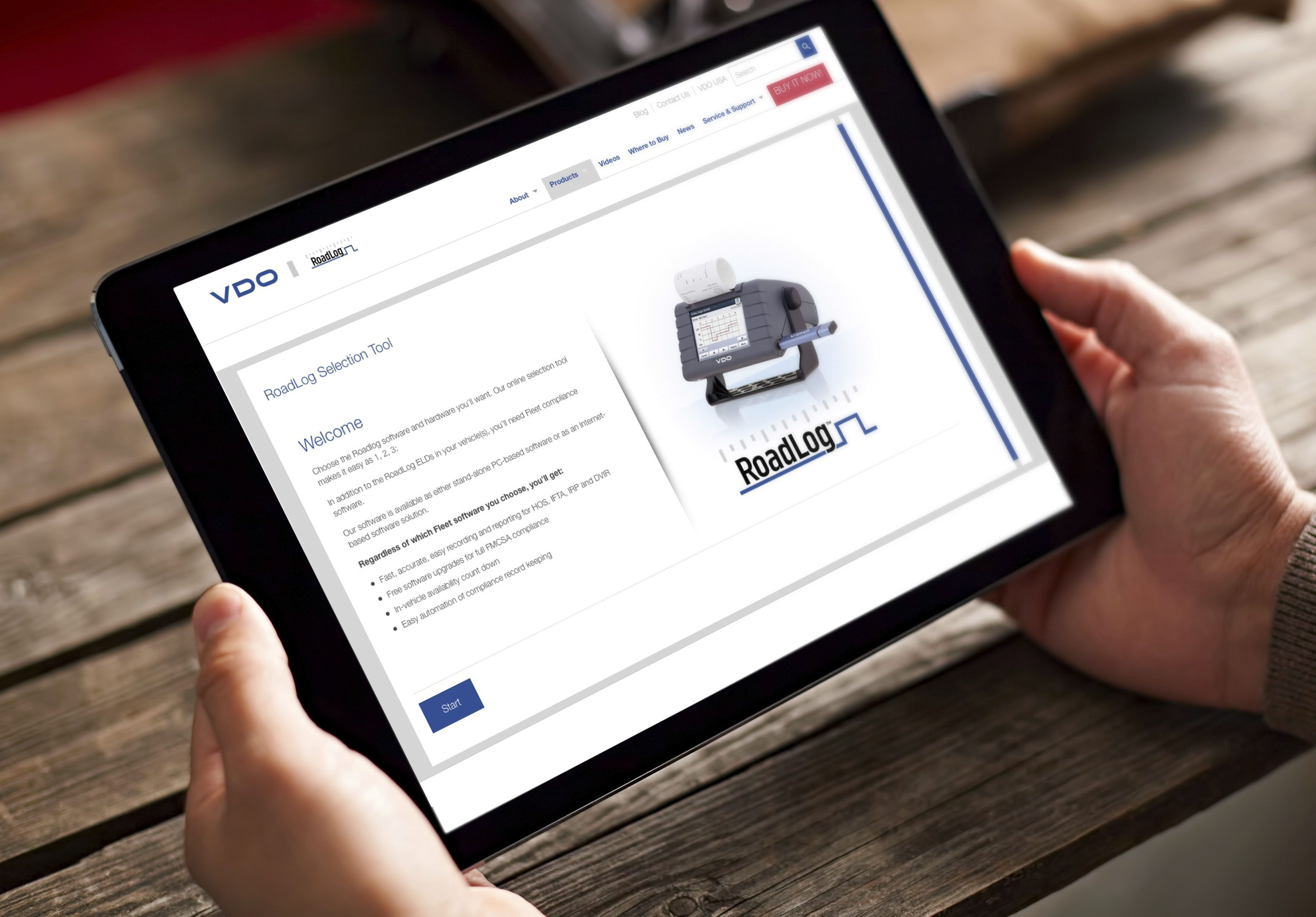 vdo-roadlog-selection-tool