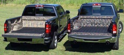 Popular camo patterns available include marshland, photorealistic oak and pine patterns, deep timber with thick branches and fall colors, and even Muddy Girl, a pink and purple hardwood pattern.