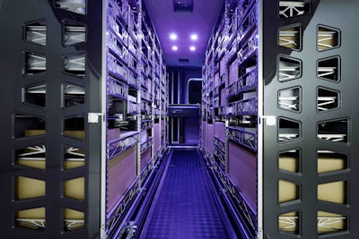 Mercedes-Benz Vision Van features an intelligent cargo space.