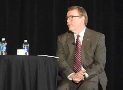 Clarke spoke in a 30-minute one-on-one talk with FTR CEO Eric Starks.