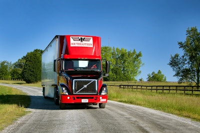 Southeastern Freight Lines is able to predict an arrival time to within an hour for all deliveries on a truck.