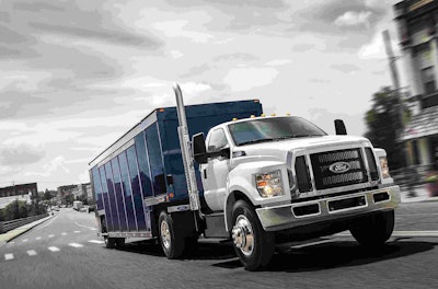 Sales of Ford F-650 and F-750 trucks are up 59 percent year-over-year through August 2016 – the best year-to-date sales total for Ford’s largest trucks since August 1997.