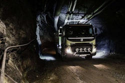 Volvo’s autonomous FMX truck has gone to work in mine tunnels in northern Sweden.