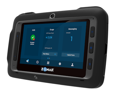 Zonar announced the new Connected tablet last October