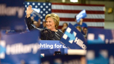 Democratic presidential nominee Hillary Clinton ranked 6th on the list of trucking industry contributors, drawing more than $72,000 from the industry in campaign contributions.