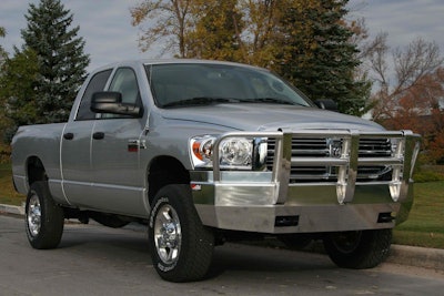 Ali Arc produces collision bumper products for pickups to big rigs. The Sentinel Bumper is available for Ram, Chevy, Ford and GMC pickups. A collision bumper is also now available for the Toyota Tundra.