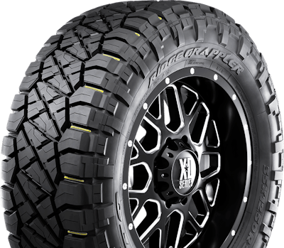 Nitto’s Ridge Grappler is available for 17 to 22-inch wheels.