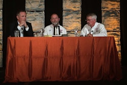 CCJ editor Jeff Crissey (left) moderated a panel with drivers David Green and Danny Smith.