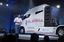 Trevor Milton, founder of Nikola Motor Company, unveiled the Nikola One at company headquarters in Salt Lake City