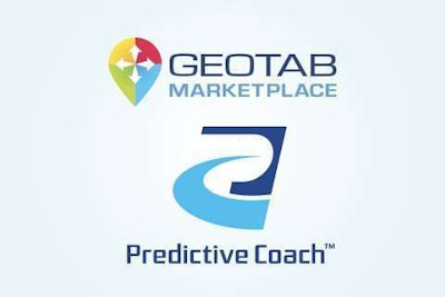 The Predictive Coach app is available on Geotab