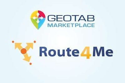 Route4Me is integrated with Geotab Marketplace