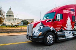 A Kenworth T680 delivered the nation’s Christmas tree this week.
