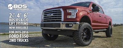 BDS now offers suspension systems for 2015-2016 Ford F-150