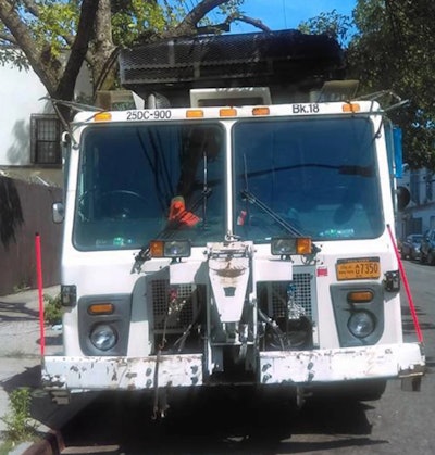 You never know who’s watching. This photo, taken outside of a motel in Brooklyn and later posted on Facebook, led to the suspension of two New York City sanitation workers.