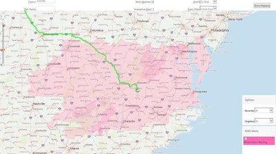 ALK continues to make route-specific weather information available to fleets of all sizes.